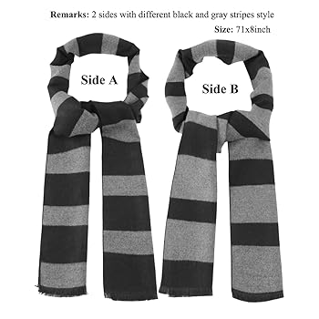 小物 OPEN YY YY STRIPE SCARF CHARCOAL 81Gw-sh9lHL._UY350_.jpg